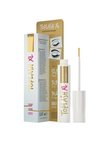 Suero Potenciador de Pestañas y Cejas Toplash 6 ml
