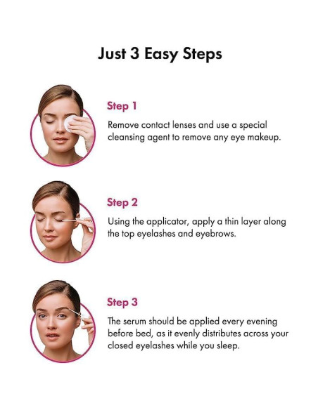 Suero Potenciador de Pestañas y Cejas Toplash 6 ml