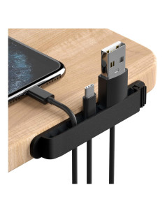 Organizadores de Cables PZOZ - Paquete de 3 Soportes Adhesivos