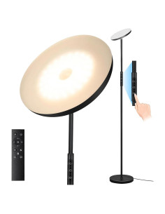 Lámpara de Pie LED Mukuxin 40W Regulable 2700K-6500K