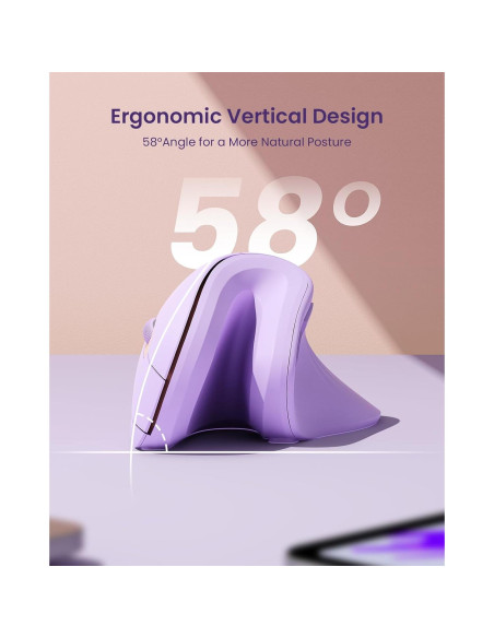 Ratón Ergonómico Seenda TM209B Inalámbrico Multi Dispositivo