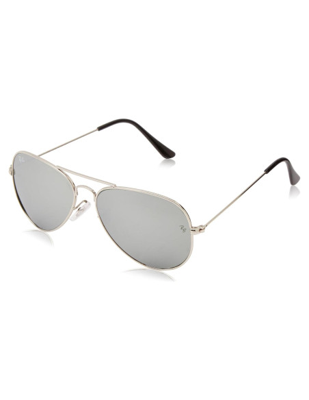 Gafas de Sol Ray-Ban Aviador Clásico Metal Blanco 55mm