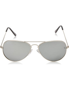 Gafas de Sol Ray-Ban Aviador Clásico Metal Blanco 55mm 2