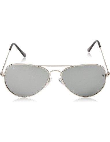 Gafas de Sol Ray-Ban Aviador Clásico Metal Blanco 55mm