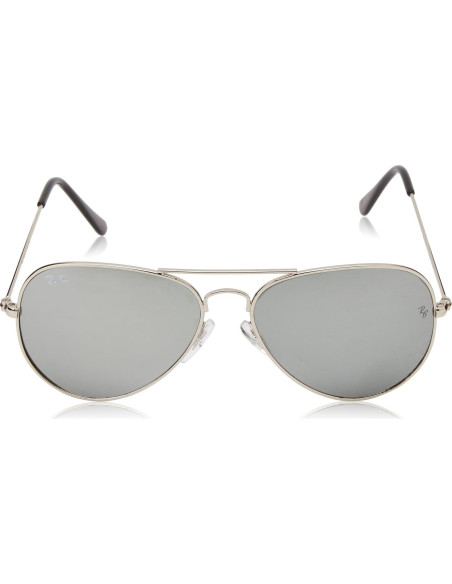 Gafas de Sol Ray-Ban Aviador Clásico Metal Blanco 55mm