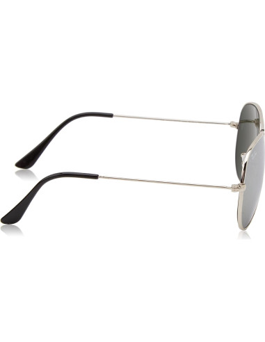 Gafas de Sol Ray-Ban Aviador Clásico Metal Blanco 55mm