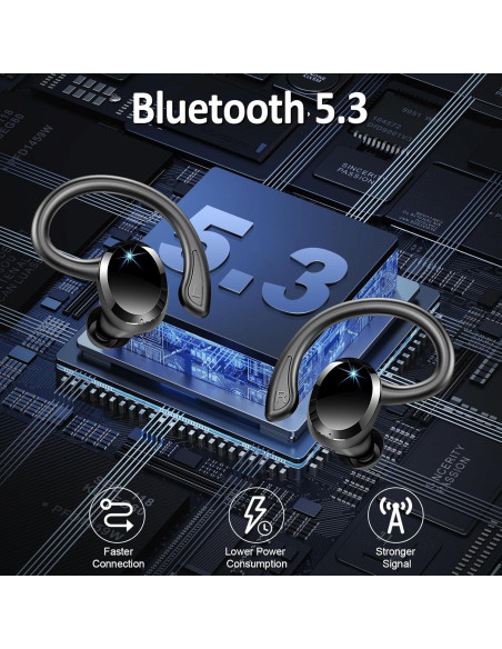 Auriculares Inalámbricos Q38 Bluetooth 5.3 Impermeables 48h