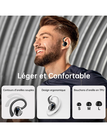 Auriculares Inalámbricos Q38 Bluetooth 5.3 Impermeables 48h