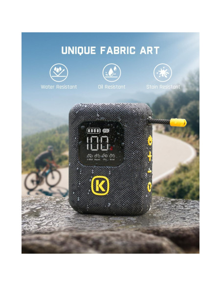 Bomba de Bicicleta Fanttik X8 Ace 150 PSI Portátil Eléctrica