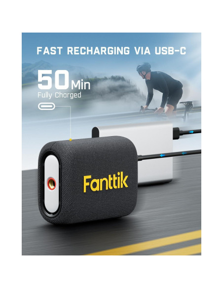 Bomba de Bicicleta Fanttik X8 Ace 150 PSI Portátil Eléctrica