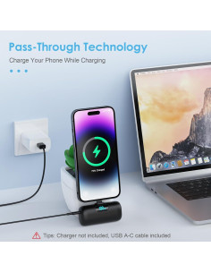 Cargador Portátil Mini Dongguan 5000mAh Carga Rápida PD 2