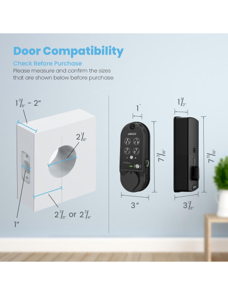 Cerradura Inteligente Lockly Vision con Timbre y Huella
