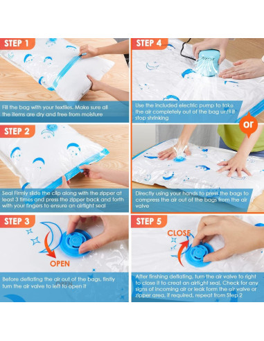 Bolsas de Almacenamiento al Vacío Z ZONAMA 25 Piezas Variadas