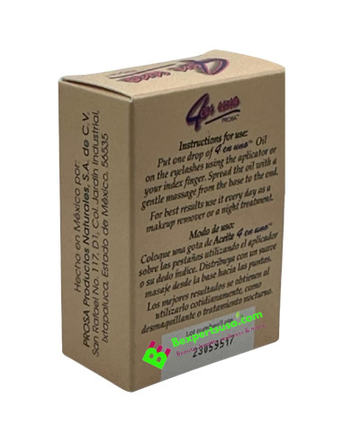 Aceite Aumentador de Pestañas Prosa 6.7x4.7x2.4cm 50g