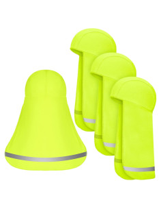Sombrero Solar de Sombra Sintege 4 Piezas Amarillo Fluorescente