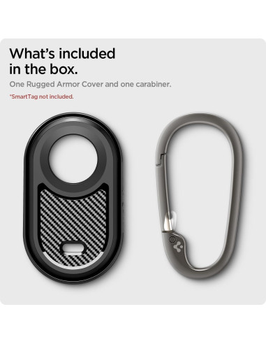 Funda Spigen para Samsung Galaxy SmartTag 2 - Negro mate