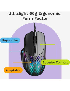 Ratón Gaming Glorious Model I 2 Con Cable 66g 9 Botones 2