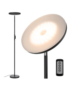 Lámpara de Pie JOOFO 30W LED Control Remoto 2400LM Negra