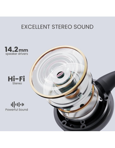 Auriculares Inalámbricos GUTEVOZ Q87 Bluetooth 5.3 Deportivos