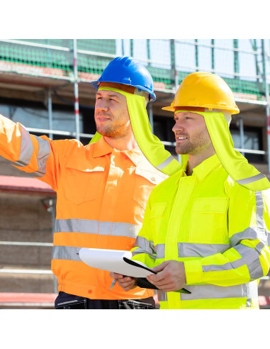 Sombrero Solar de Sombra Sintege 4 Piezas Amarillo Fluorescente