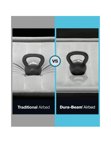 Colchón de Aire Intex Dura-Beam Individual 12" con Bomba