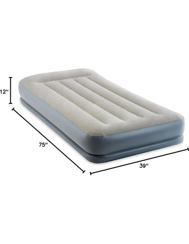 Colchón de Aire Intex Dura-Beam Individual 12" con Bomba