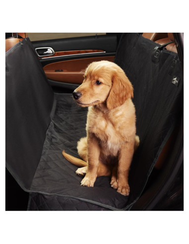 Funda de Asiento para Perros Active Pets Estándar 134.62x142.24cm Negra