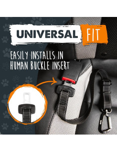 Cinturón de Seguridad para Perros Mighty Paw Ajustable 40-66 cm 2