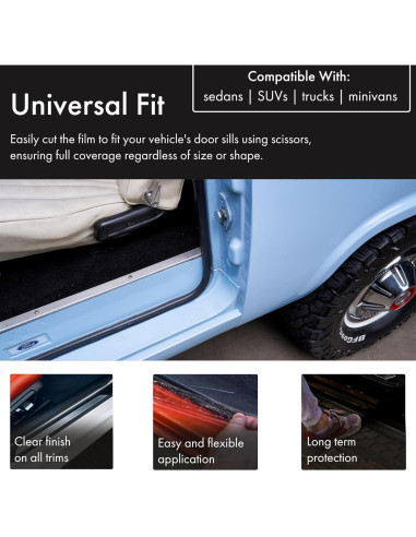 Protector de Umbral de Puerta XPEL Claro 152.4cm x 6.99cm