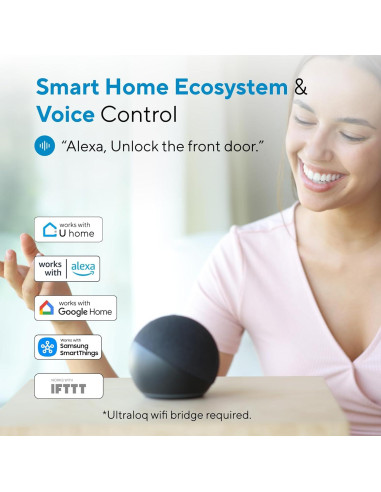 Cerradura Inteligente ULTRALOQ U-Bolt Pro, Huella Dactilar y App