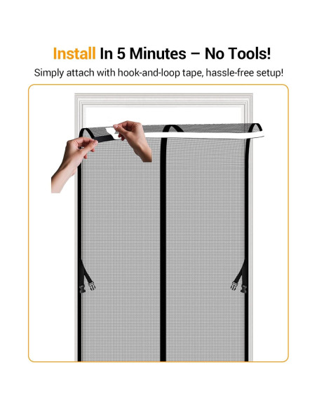 Puerta de Pantalla Magnética SOLODOTO 36x82 cm A Prueba de Insectos