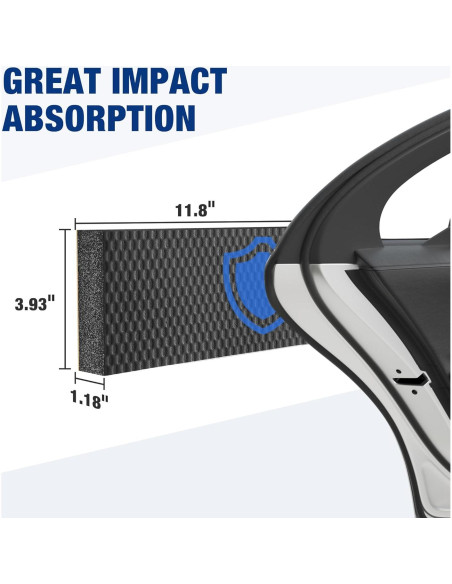 Protector de Pared de Garage WORKPRO, 4 Piezas 3 cm Grosor