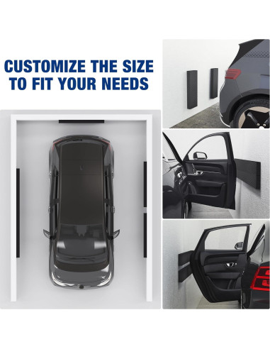Protector de Pared de Garage WORKPRO, 4 Piezas 3 cm Grosor