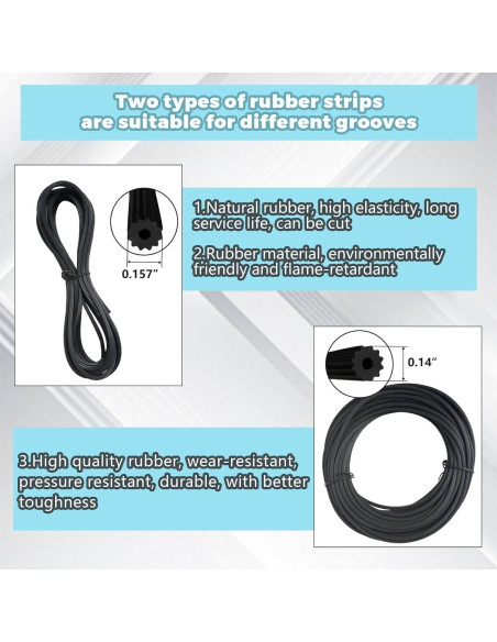 Kit de Reemplazo de Pantalla TOOLTRIZ 8 en 1 121,92x299,72 cm