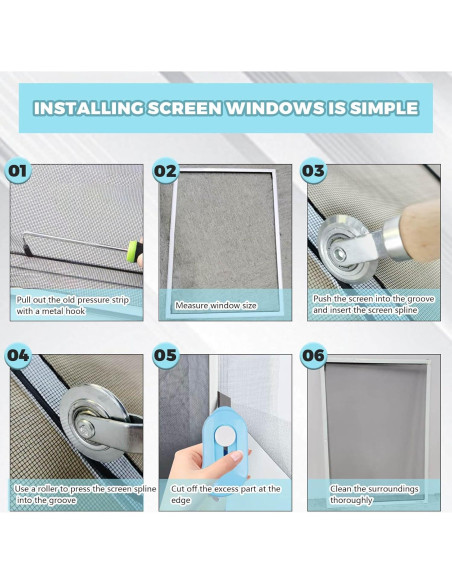 Kit de Reemplazo de Pantalla TOOLTRIZ 8 en 1 121,92x299,72 cm