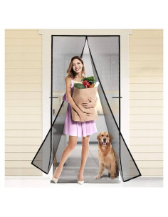 Puerta de Pantalla Magnética FEGO 34x81 cm para Mascotas