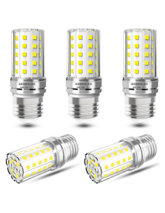 Bombillas LED 10W E26 1000LM 5000K Paquete de 5