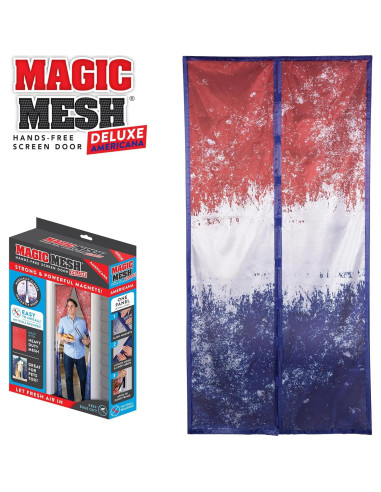 Puerta de Pantalla Magnética Magic Mesh Americana 2 Pack