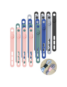 Organizador de Cables TOPK 20 Piezas Silicona Ecológica