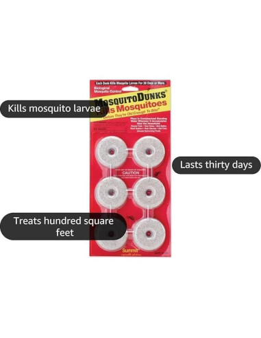 Paquete de 2 Dunks para Mosquitos Summit 0,09 kg