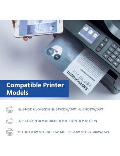 Cartucho de Tóner Negro HIGCOR TN-720 Alto Rendimiento 3500páginas 2