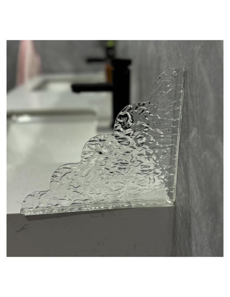 Juego de 2 Protectores de Salpicaduras de Ducha MIOIO 21.6x18.8cm