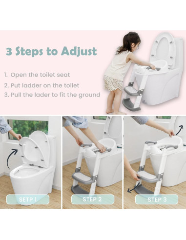 Asiento de Entrenamiento JASSONE para Baño con Escalón