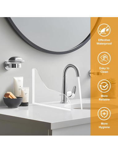 Guardia de Salpicaduras de Silicona UIOCSSC - Paquete de 2