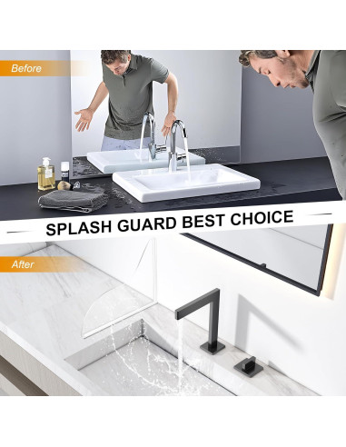 Guardia de Salpicaduras de Silicona UIOCSSC - Paquete de 2