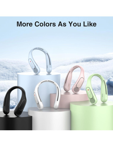 Ventilador de Cuello Hotsales Recargable 6000 mAh 3 Velocidades