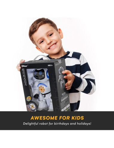 Robot Interactivo Programable Top Race TR-P2 30.48 cm LED