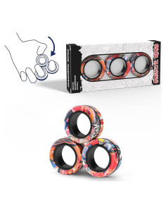 Juego de Anillos Antiestrés YZ para Alivio de Ansiedad