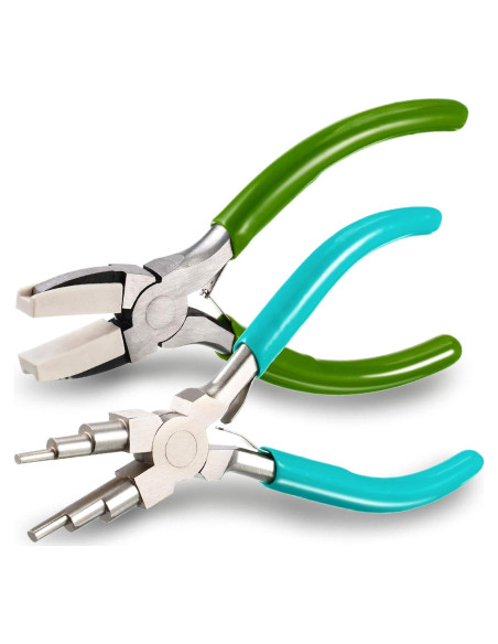 Juego de 2 Pinzas para Hacer Joyas Mudder 6 en 1 DIY