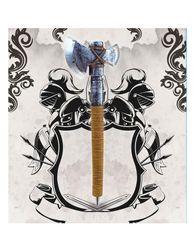 Bolígrafo Hacha de Batalla Antigua Puzzled 15.24 cm Tinta Negra